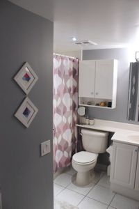 Bathroom, grey paint, 2013.