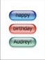 Glass button card